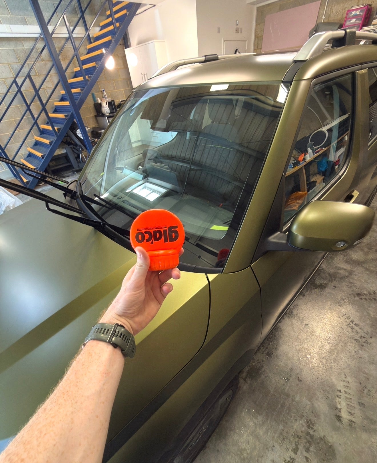 Glaco glass coating